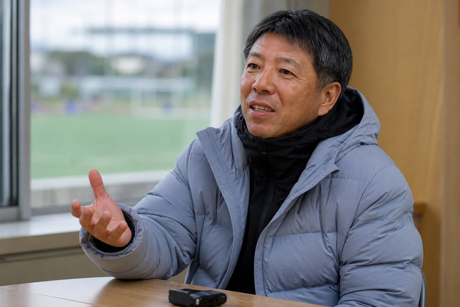 挑戦について語る鈴木雅人監督